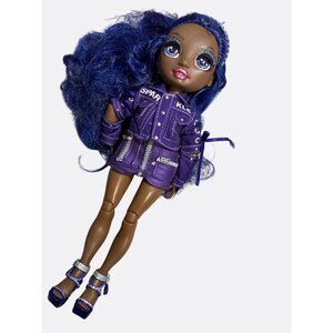 Rainbow High Fashion Doll Krystal Bailey Purple Outfit and Accessories
